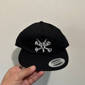 Powell Peralta Vato Rat Bones Snapback Hat Black